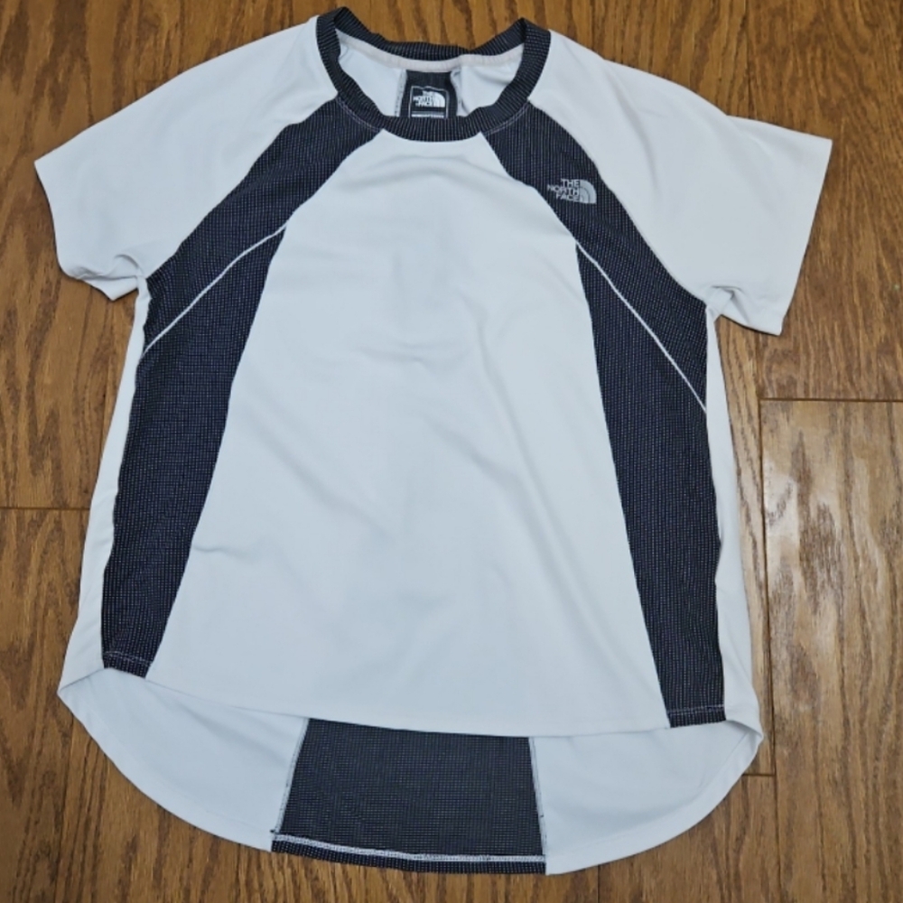 The North Face Shirt Womens White Short Sleeve Gym Flash Dry Hiking Small